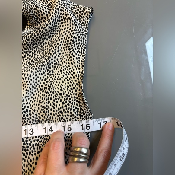 Angel Eye London Black White Sleeveless A-line knee length Dress women's size S - Picture 9 of 11